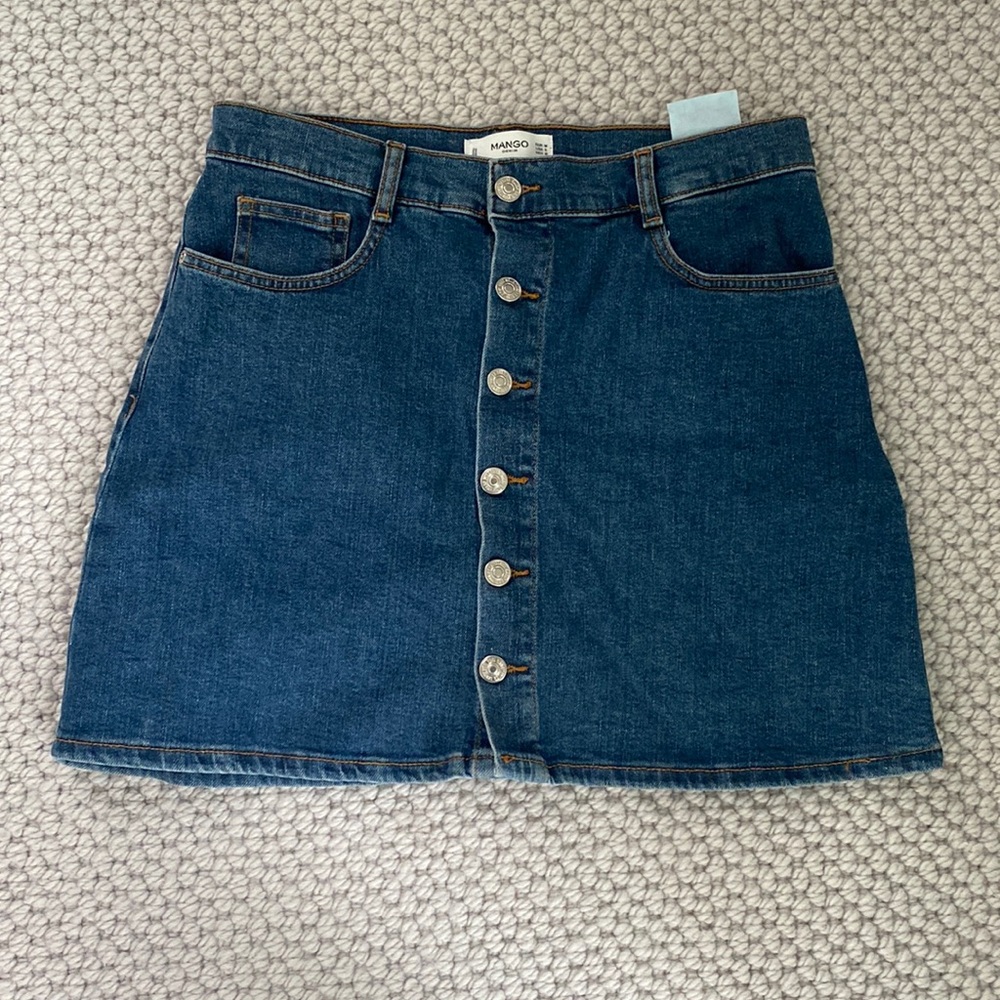 mango demin skirt